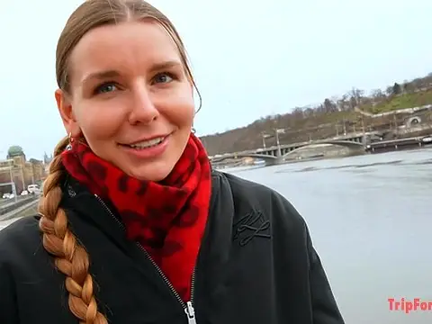 European girl with braids gets a xxx rear end-fashion nailing with a pop-shot inwards her taut labia